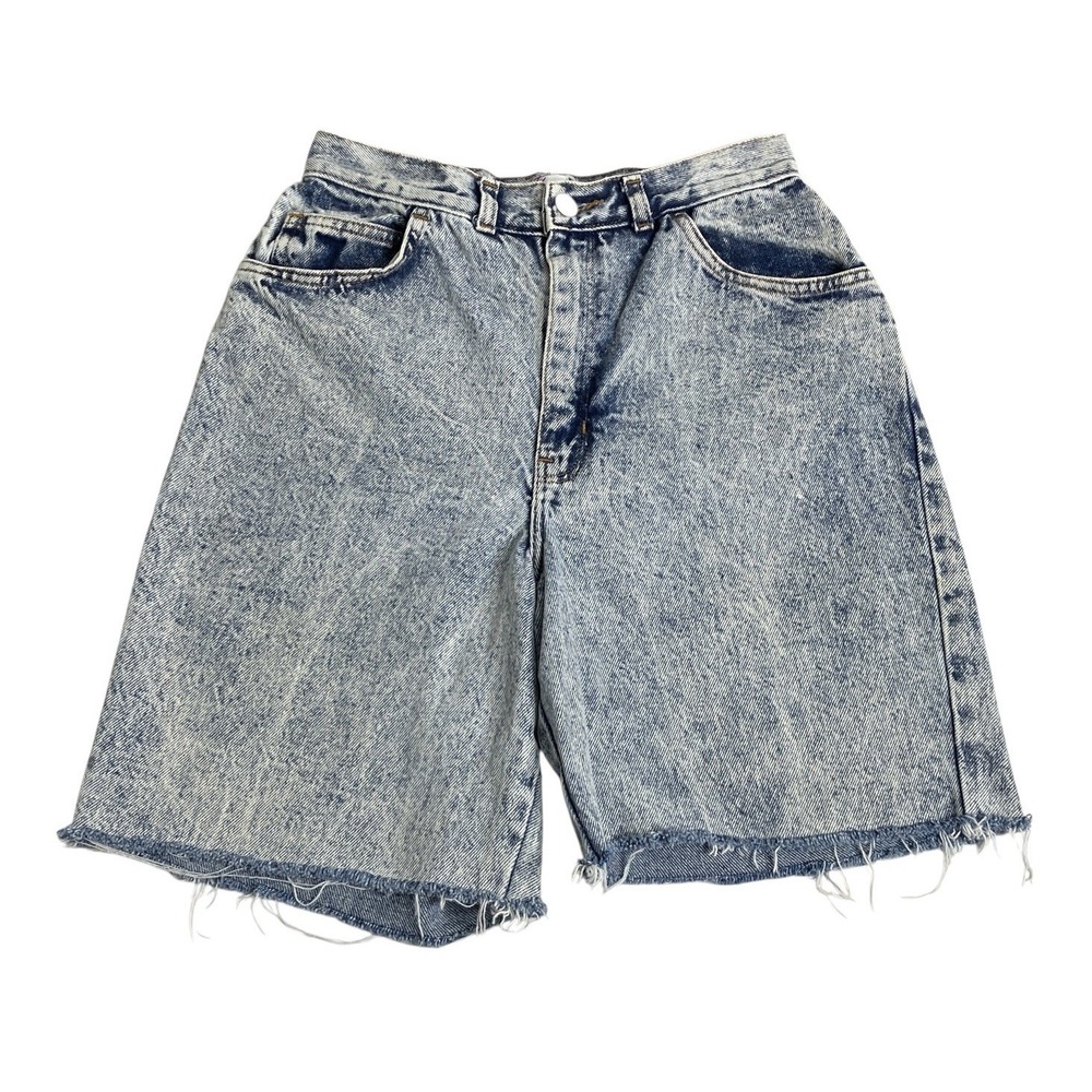VTG 90s Dirty Dancing Denim Shorts Womens 9/10 High Rise Acid Wash Cut Off‎ Mom